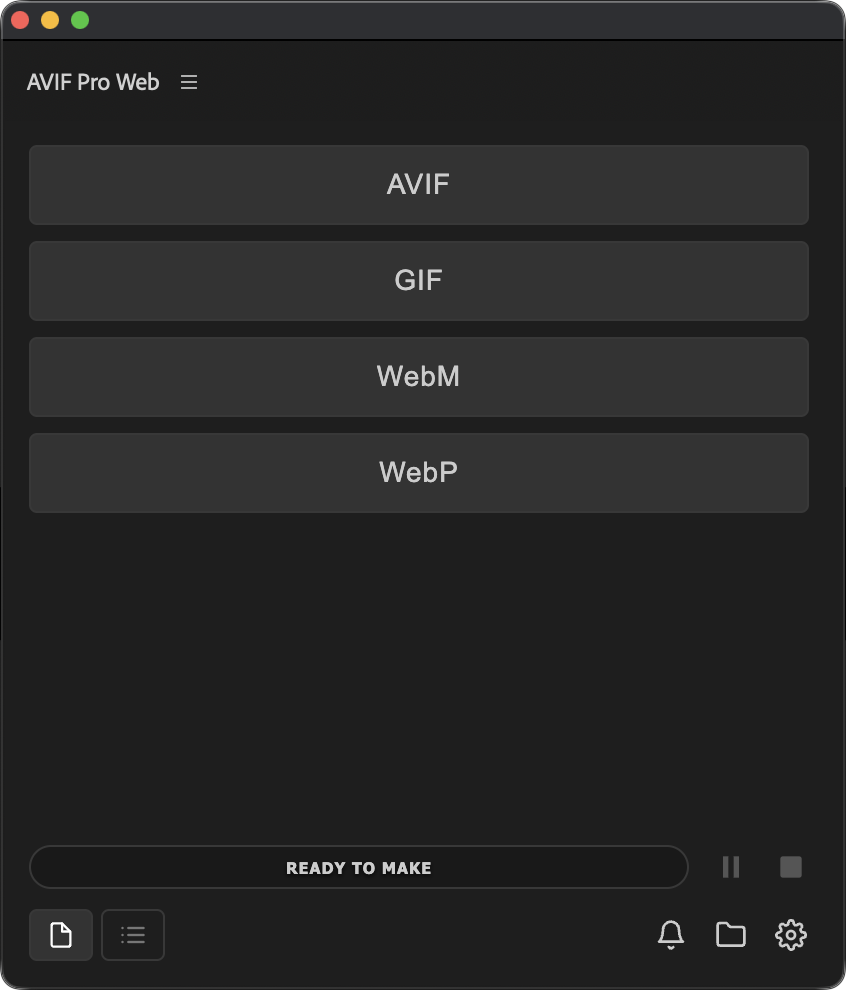 AVIF Pro Web Single Mode for quick After Effects exports